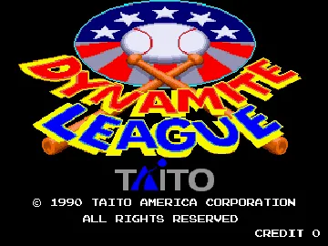 Dynamite League (Japan) screen shot title